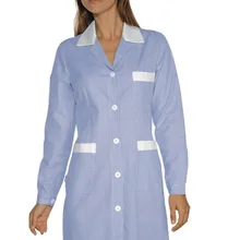 Синие хлопковые Рабочие Рубашки