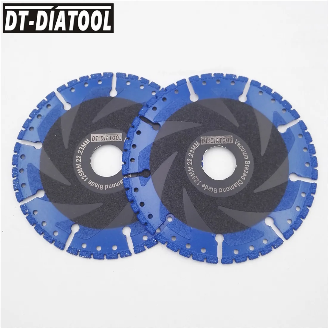 DT-DIATOOL 2 шт. 5 "вакуумной пайки Алмазные Режущие диск все назначения пилы 125 мм спасения Алмазный диск