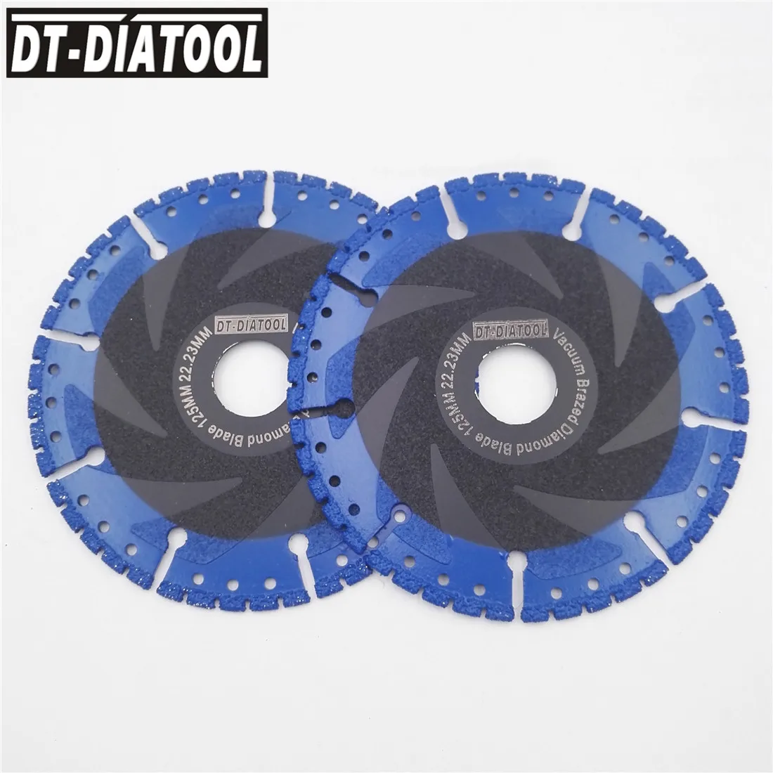 DT DIATOOL 2pcs 5" Vacuum Brazed Diamond cutting Disc all Purpose saw