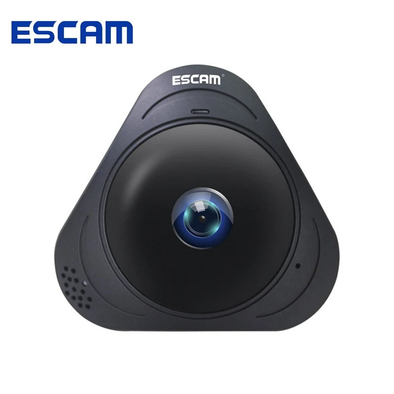

ESCAM Q8 960P 1.3MP 360 Degree VR Fisheye WiFi IR Infrared IP Camera Two Way Audio Motion Detector Support 128G TF Card