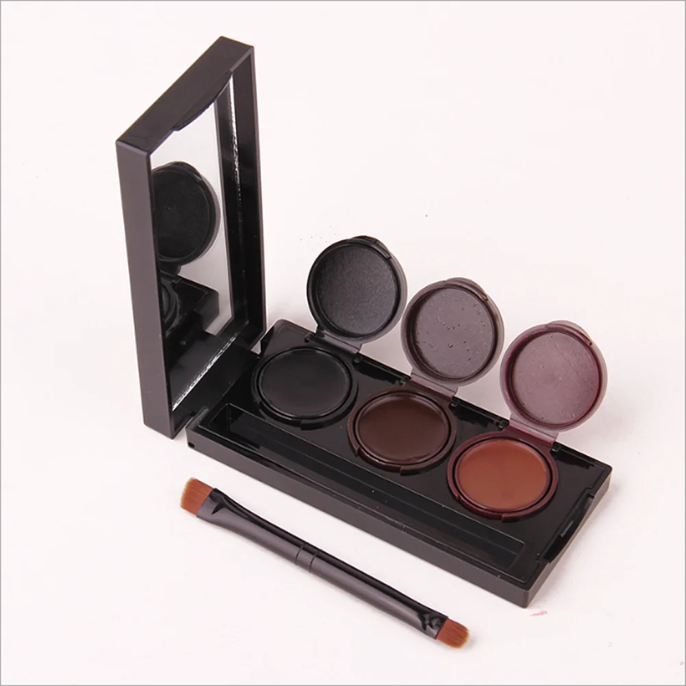 New Brand Makeup Eyeliner Gel & Eyebrow Powder Palette Waterproof