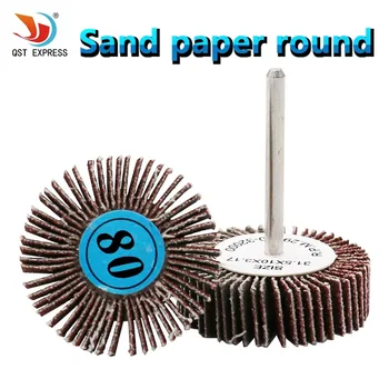 

10Pcs Dremel Accessories Sandpaper Sanding Flap Polishing Wheels Sanding Disc Set Shutter Polishing Wheel For Rotary Power Tools