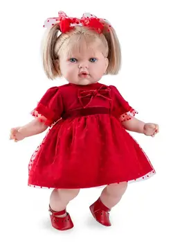 

Doll Nines 45 cm TITA NATALE мягконабивная (N1025A)