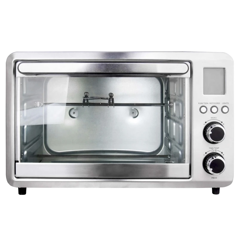 Мини-печь GEMLUX GL-OR-1528C (мощность 1500 Вт, объем 28 л, корпус их нержавеющей стали, электронное управление)