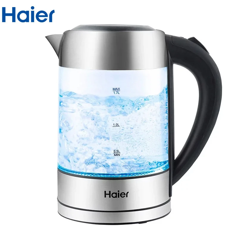 

Электрический Чайник Haier HEK-143 с подсветкой (1.7л, стекло)