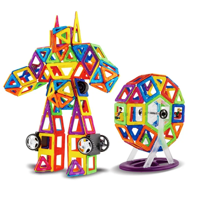 

[FoPcc] 64 Pcs Mini Magnetic Blocks Children Models Building Toy Designer Construction Educational Toys Enlighten Kids Gift