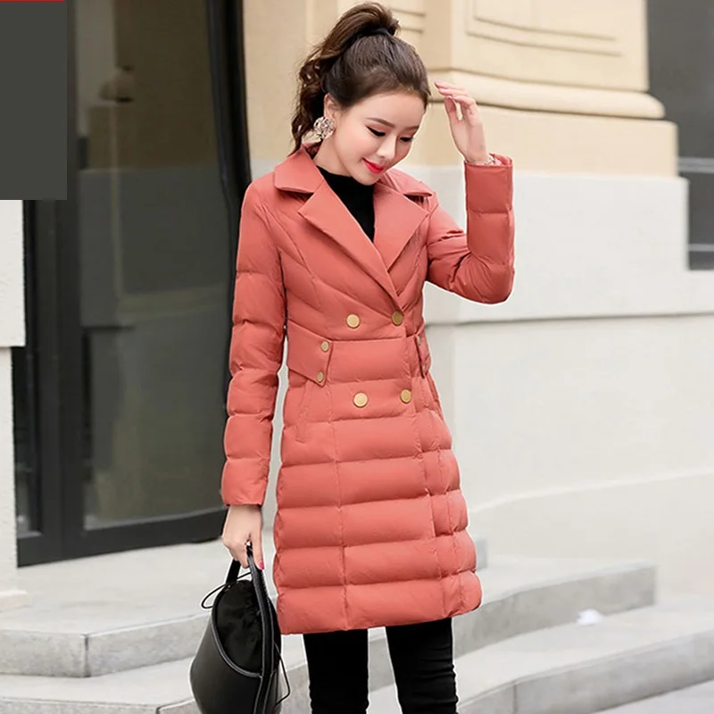 Зимняя верхняя одежда для женщин, высококачественные стеганые куртки, теплое Женское пальто, пуховое хлопковое Женское зимнее пальто, стеганые куртки K4095