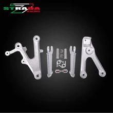 Front Foot Rests Pedal Bracket Assembly Kit For Yamaha YZF600 R6 2003 2004 2005 YZF R6 03 04 05 Motorcycle Parts