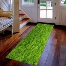 Else зеленая трава природа цветочные цветы 3d принт нескользящие микрофибры Моющиеся длинные бегуны Коврики для прихожей
