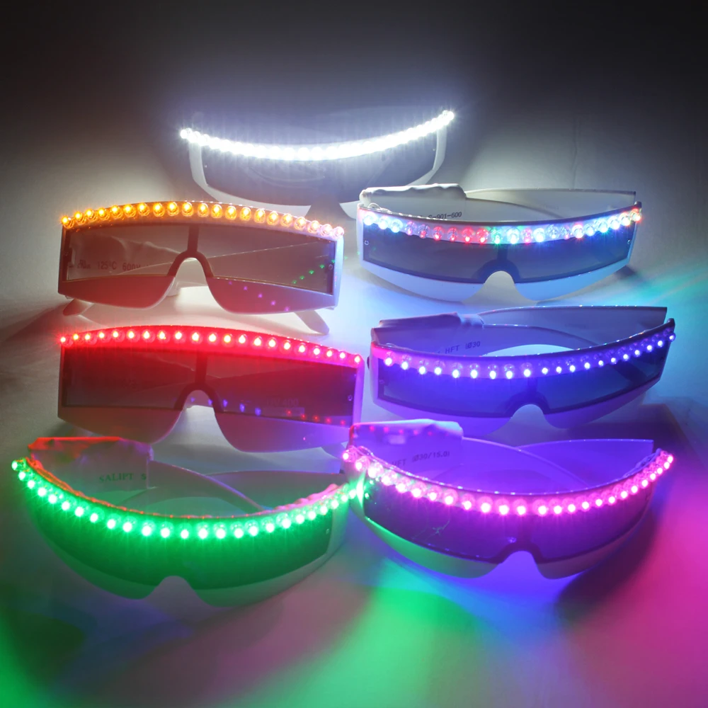 

Free Shipping 6 Colors Flash LED Glasses, Laser Emitting Glasses, X-Men Flashing Glasses For Nightclub Performers