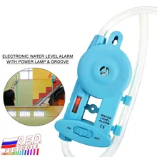 Настенный Электронный сигнализатор уровня воды с индикатором мощности лампы и уровня линии канавки ограждения деки шкафов обрамление выравнивание