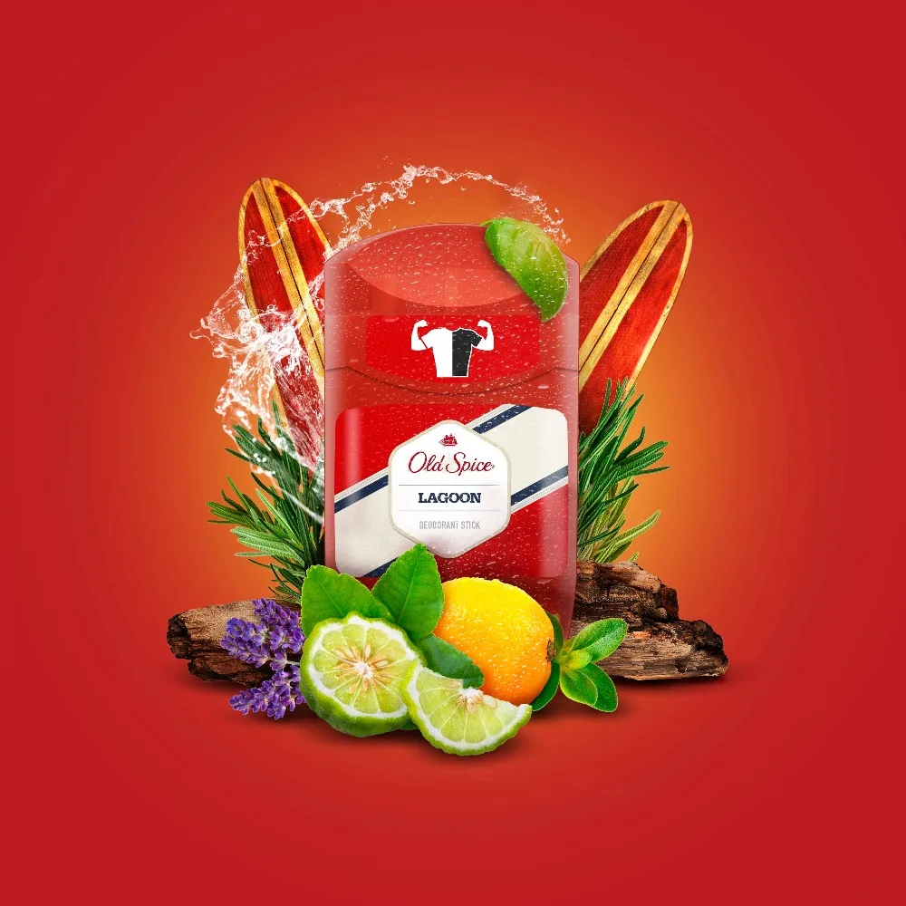 Old Spice Твердый Дезодорант Lagoon 50мл