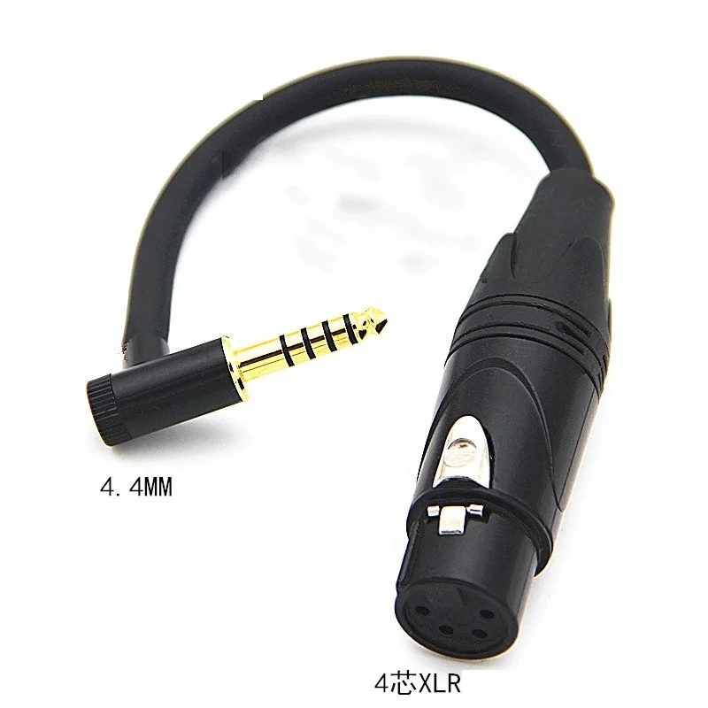 Adaptador de auscultadores balanceado HIFI, cabo áudio