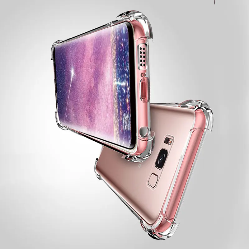 

For Samsung Galaxy S10e Case Cover Silicone Shockproof S6 S7 Edge S8 S9 S10 Plus Lite 5G Transparent Clear Protective Cases