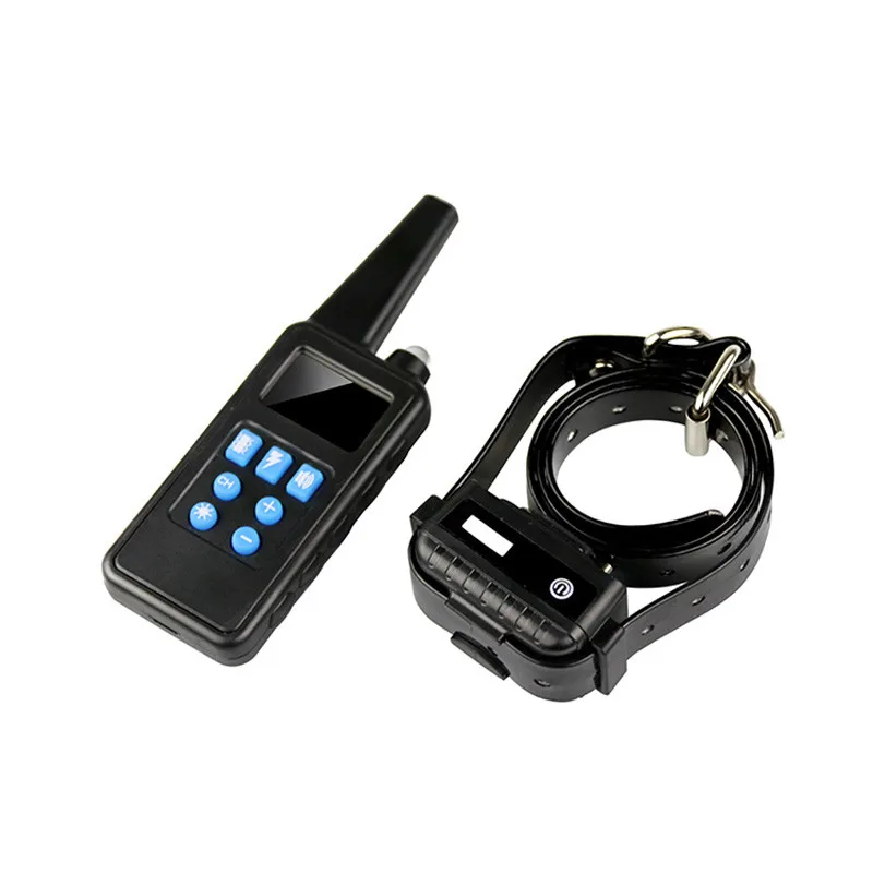 

New USB Charging Electric Dog Training Collars 500m Remote Control Waterproof Collar With LCD Display Flashlight Bark Deterrents