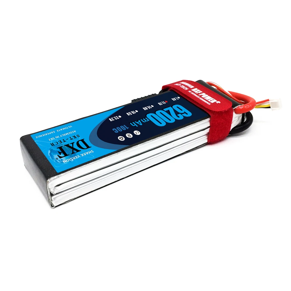 Графеновый аккумулятор DXF 11 1 В 6200 мАч 3S 100C Max200C литий полимерный класса А для дрона