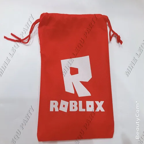 1pcs Roblox Gift Bags Cartoon Game Small Drawstring Storage Bag Sports Lolly Environmental Bag
