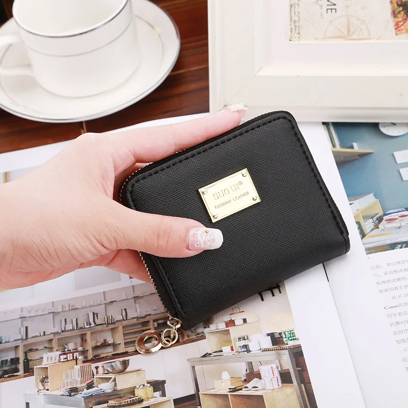 

Fashion Leather Women Wallets Short Coin Purse Small Wallet Coin Pocket Patent Leather Card Holder Pocket Wallet for Female