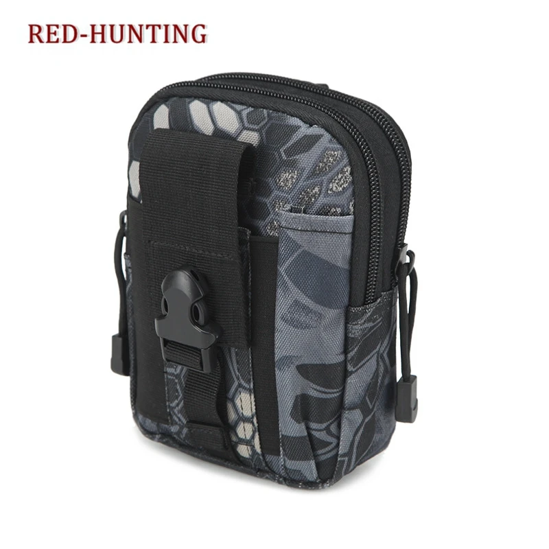

Outdoor Wallet Pouch Purse Phone Case Tactical Holster Military Molle Hip Waist Belt Bag with Zipper