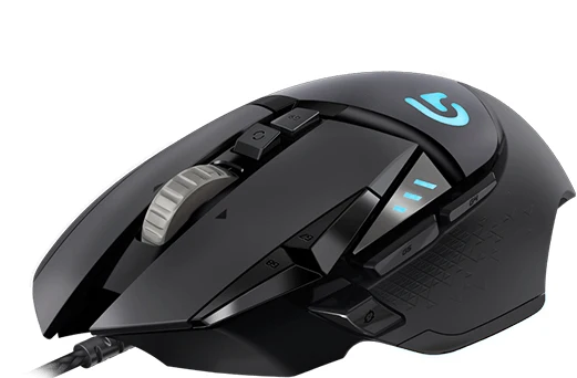 

Logitech G502 Proteus Spectrum RGB Tunable Gaming Mouse 12,000 DPI On-The-Fly DPI Shifting Personalized Weight and Balance
