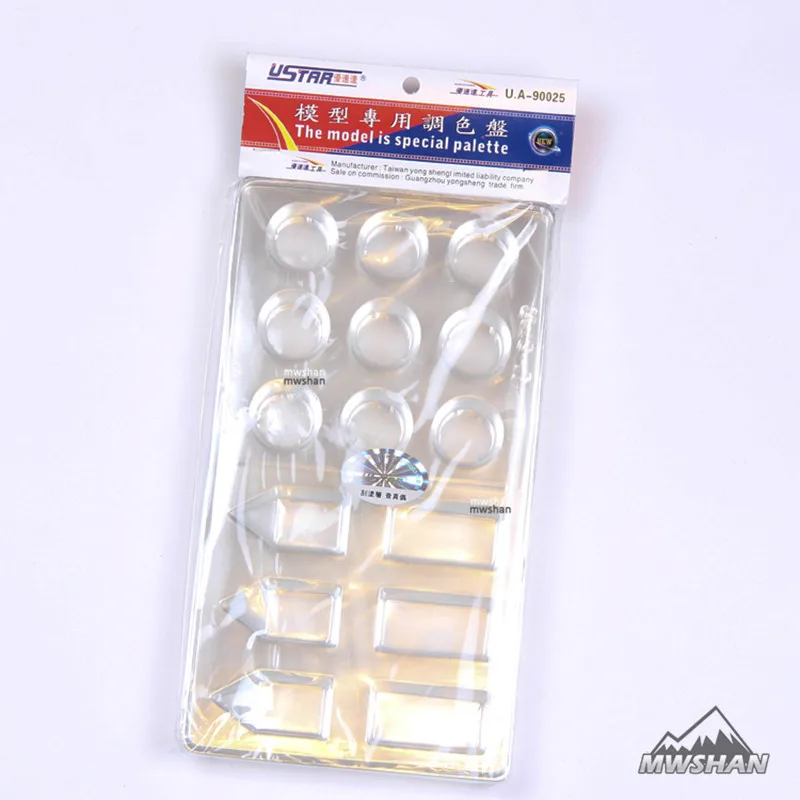 

Ustar 90025 Model Special Palette For Model Kits (6Pcs/Set) Hobby Painting Tools Accessory