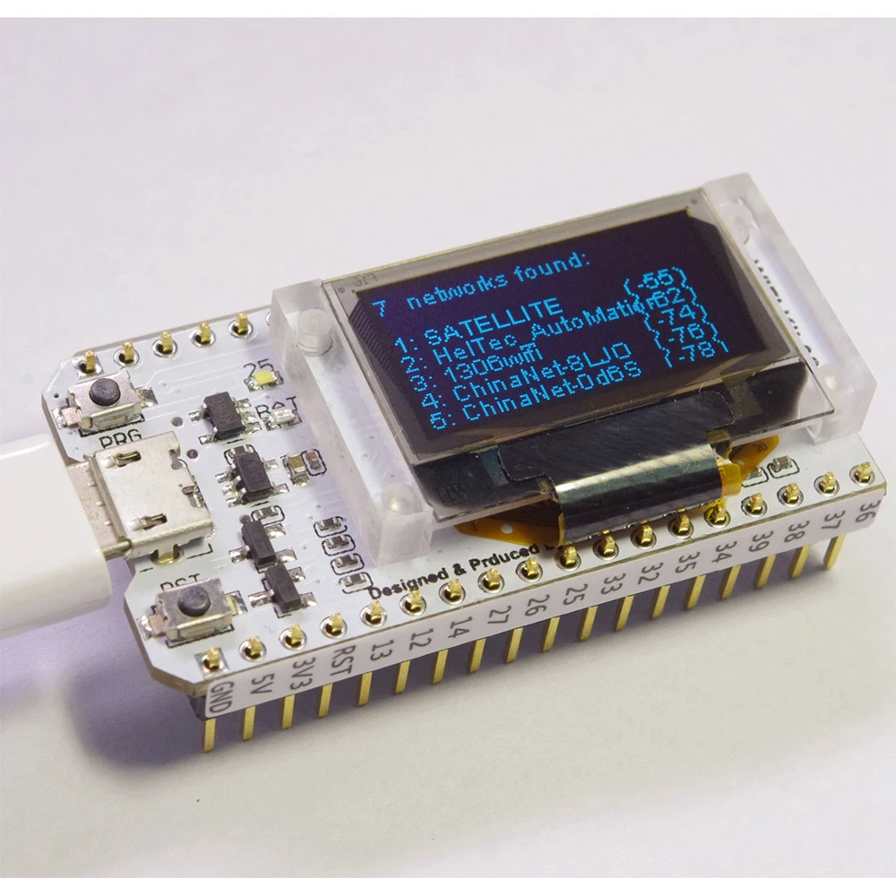 

ESP32 WIFI chip 0.96 inch OLED Bluetooth WIFI Kit CP2102 32M module for arduino