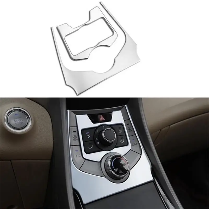 

Cup Gear Handbrake interior promote chromium accessory car styling bright sequins protecter 12 13 14 15 FOR Hyundai Elantra
