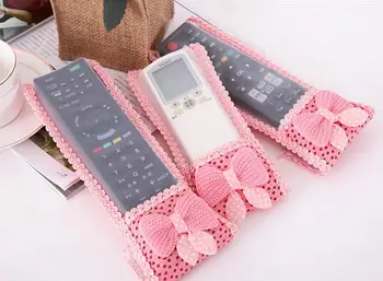 

TV Remote Control Cover Air Condition Control Case Dust Proof Protective Storage Bag Organizer