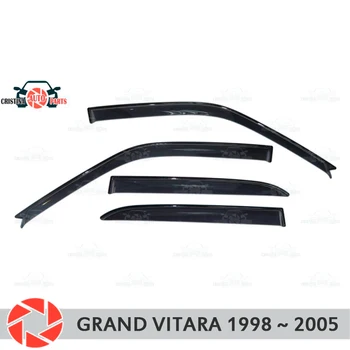 

Window deflector for Suzuki Grand Vitara 1998-2005 rain deflector dirt protection car styling decoration accessories molding