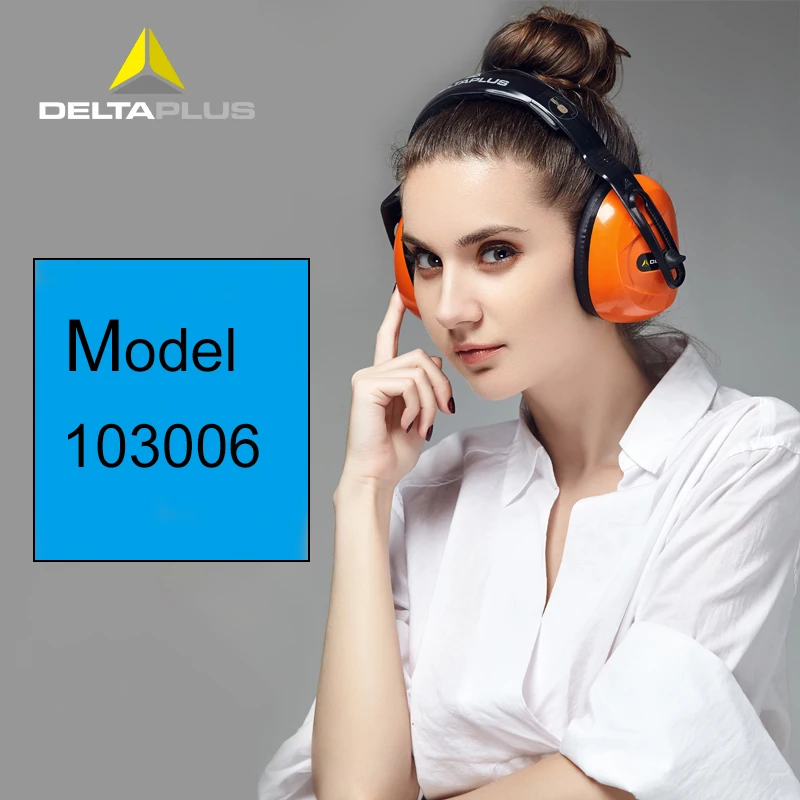 

DeltaPlus 103006 Noise-proof Earmuffs Working Noise Reduction Earmuffs Sleeping Ear Protector ZXH3283