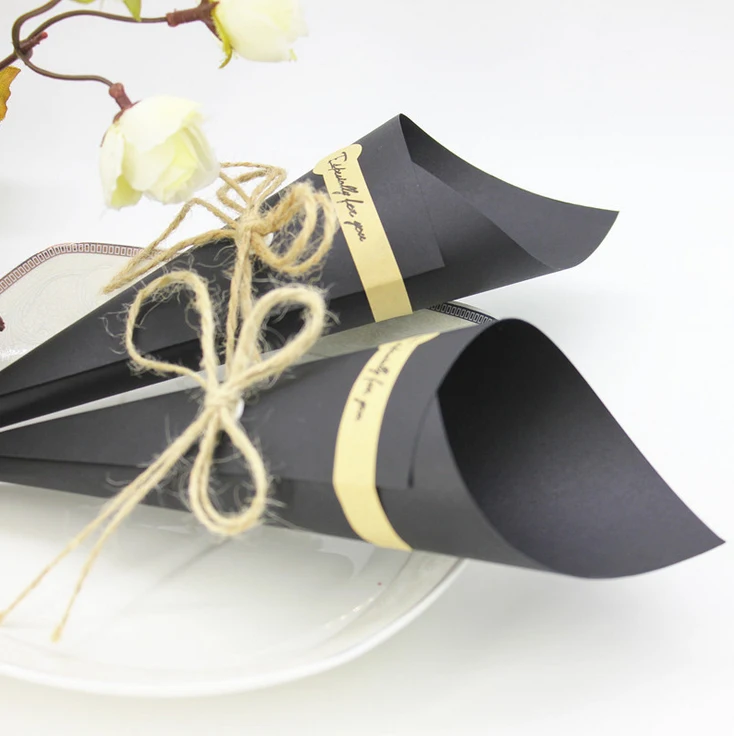 100-x-Wedding-Favors-Flower-Holder-Ice-Cream-Style-DIY-Kraft-Paper-Cones-Candy-Boxes-Party (4)