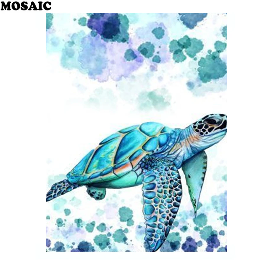 

Full square Drill 5D DIY Diamond Painting Funny Sea Turtle animal Diamond Embroidery Cross Stitch Picture Of Rhinestones