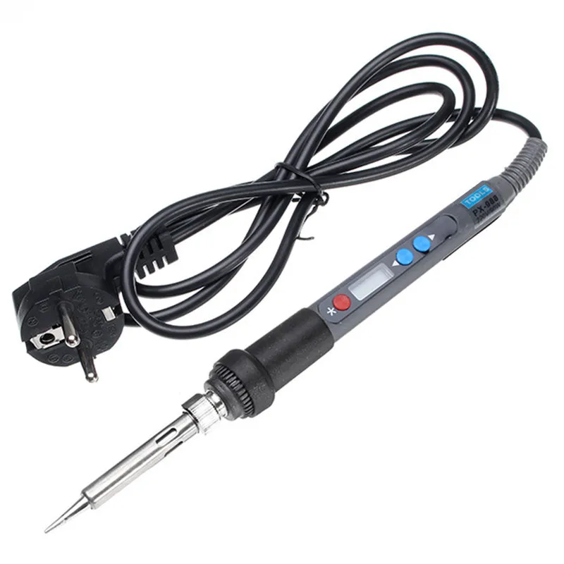 

EU/US Plug 220/110V PX-988 90W Backlight LCD Digital Thermostat Adjustable Temperatu Electric Soldering Iron Solder Station