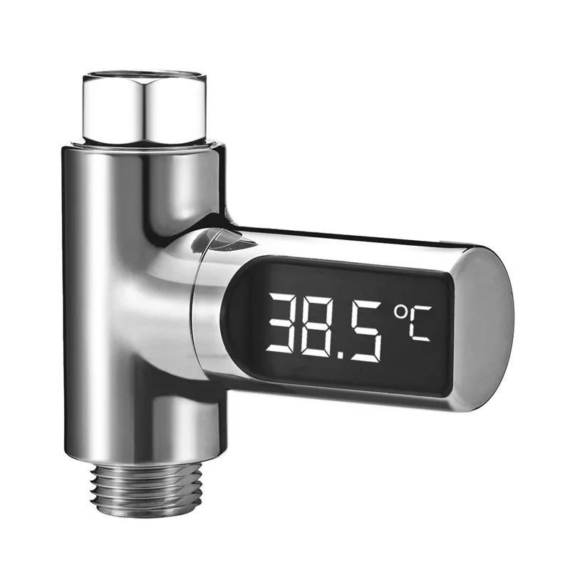 

LED Display Home Water Shower Thermometer Flow Water Temperture Monitor for Baby Care Drop Shipping