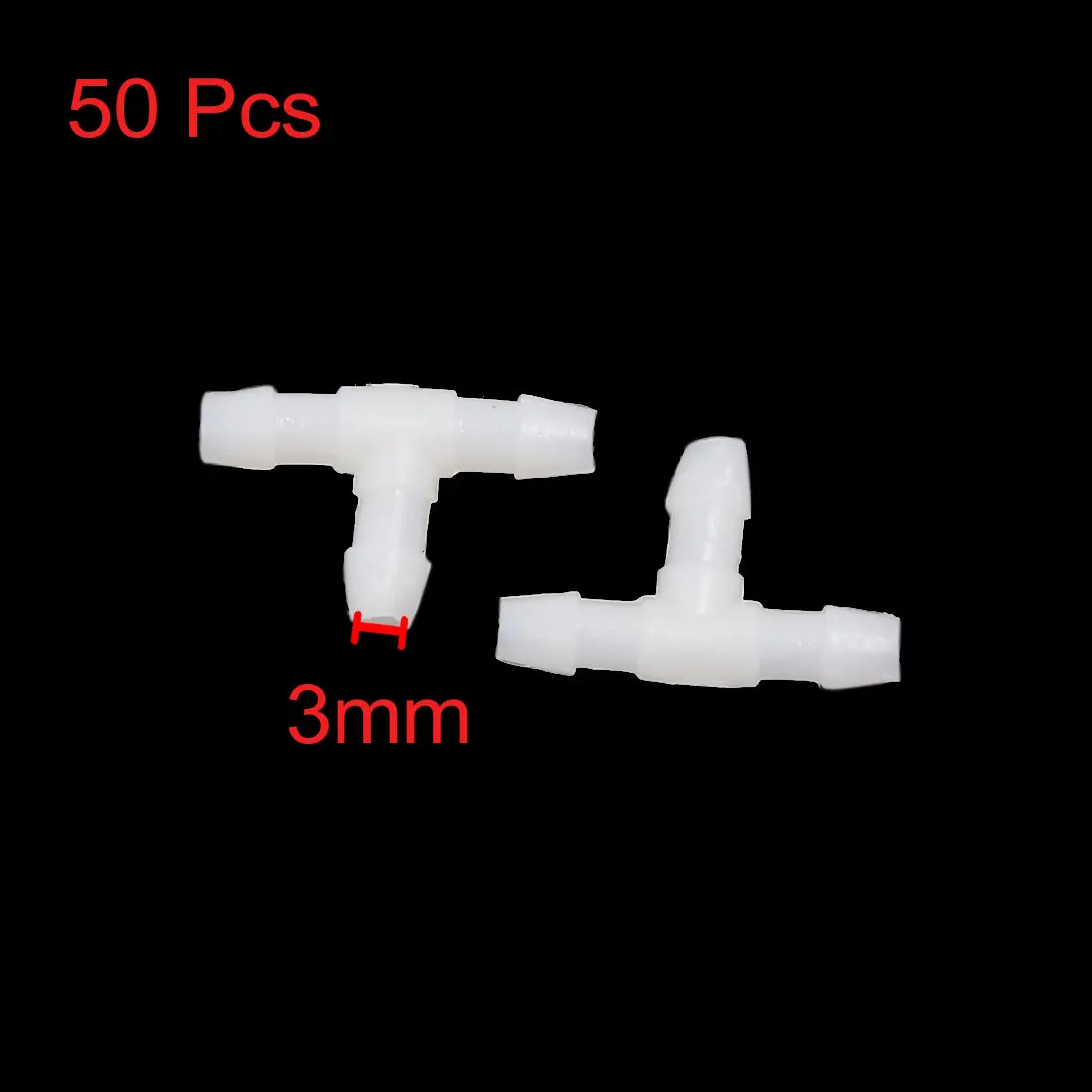 UXCELL Auto Car 3Mm Inner Dia T Piece Tube Hose Pipe Tee Connector