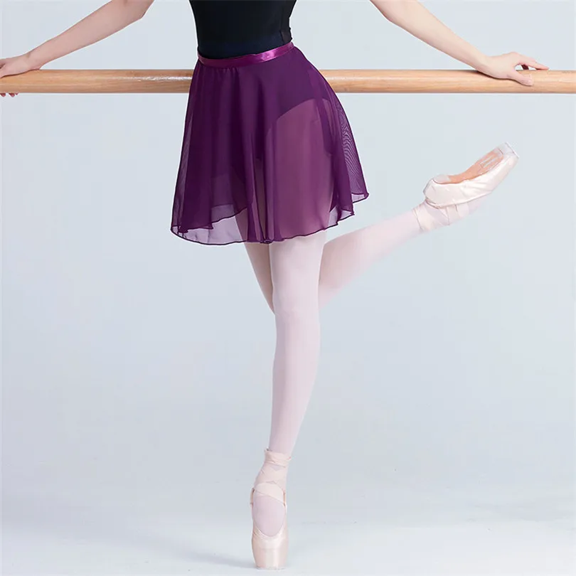

6 Color Adult Women Ballet Dance Skirt Chiffon Dance Ballet Dress Contemporary Modern Leotard Ballet Bodysuit for Women