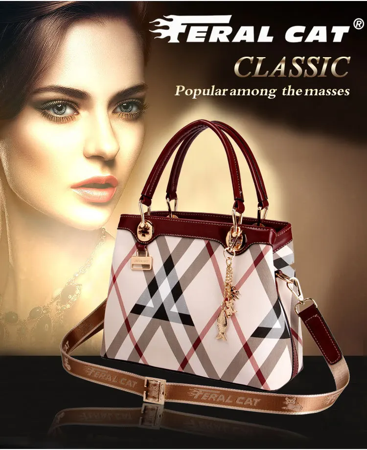 FERAL CAT 2017 Women Fashion Messenger Bags Ladies Small Leather Shoulder Bag Handbags Online HOT SALE67