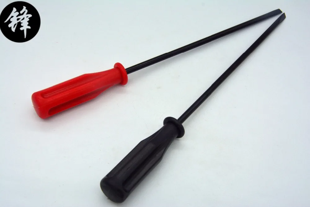 11 Cm Cacciavite, Intaglio Cacciavite Manico Rosso, Flathead Cacciavite Strumento Mano