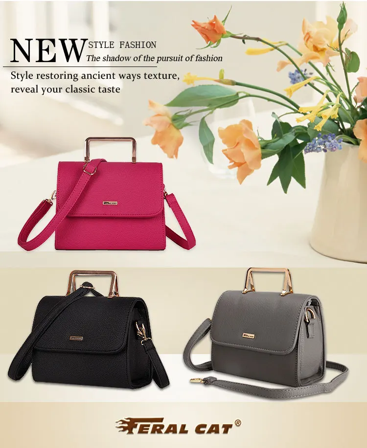 FERAL CAT Fashion Handbag 2017 Women Leather Handbags Luxury Bags Designer High Quality80