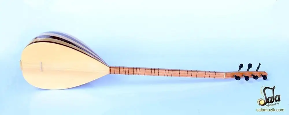 TURKISH LONG NECK BAGLAMA SAZ STRING INSTRUMENT FOR SALE