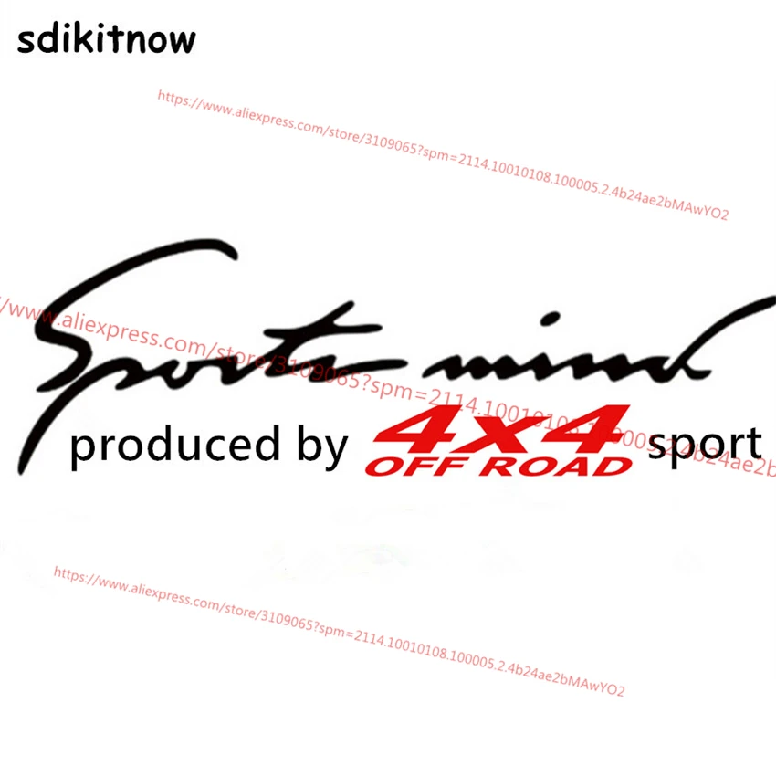 28x10cm 4x4 off road Offroad Sports Decal Car Window Front Sticker
