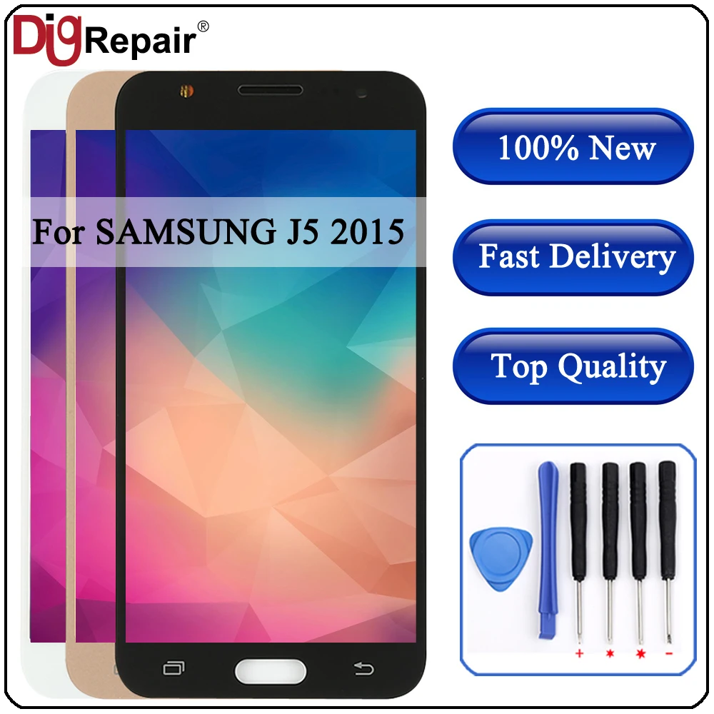 

j500 lcd For SAMSUNG Galaxy J5 2015 LCD Display J500 J500F J500FN J500M J500H Touch Screen Digitizer For Samsung J5 2015 Display