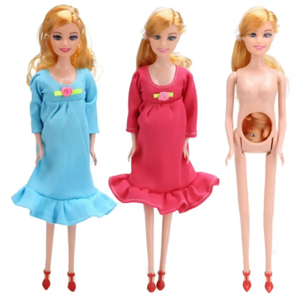 barbie has a baby in her stomach