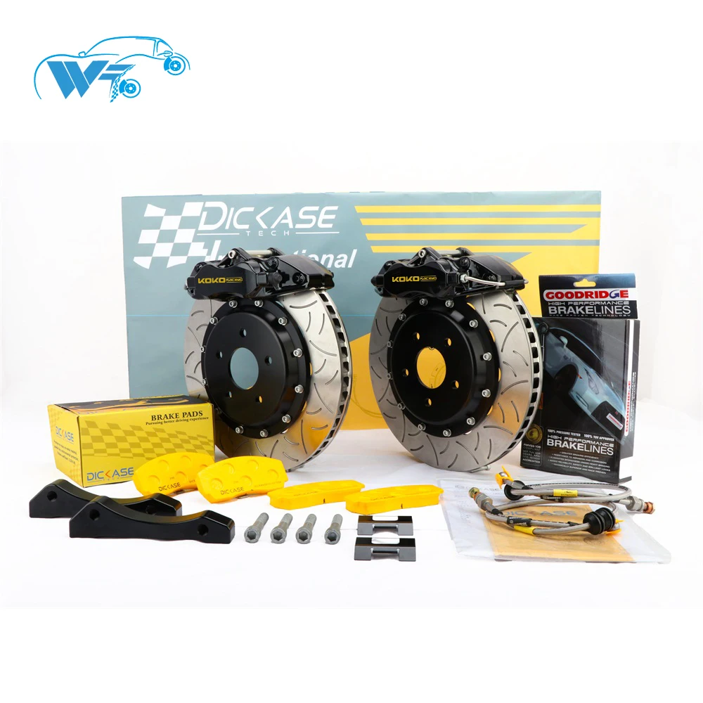KOKO RACING new style WT9200 brake kit caliper with line matel rotor for toyota audi a3 a6 | Автомобили и мотоциклы