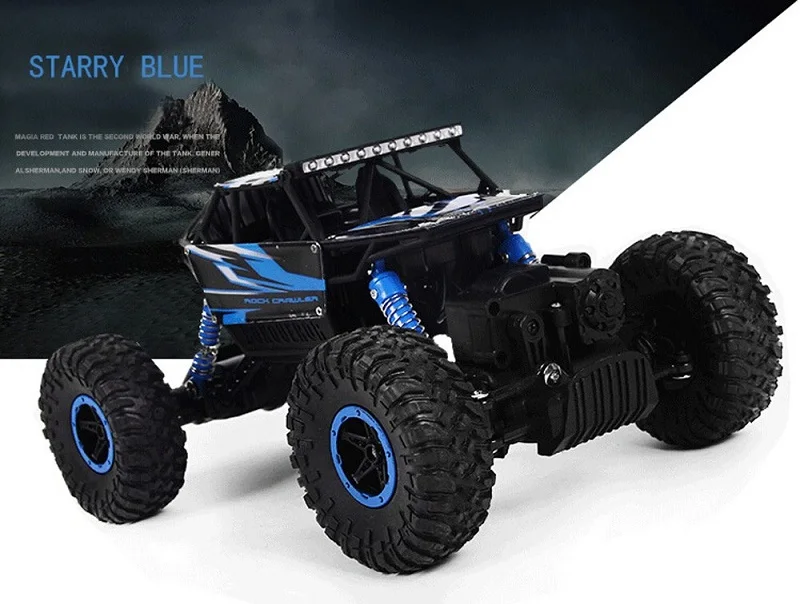 

HB P1803 2.4GHz 1:18 4WD Electric RC Car Rock Crawler Remote Control Toy Cars 4 Channels with Transmitter MODE2 for boy children