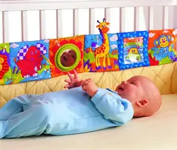 Детская кроватка бампер Детские игрушки книги ребенок ткани детские погремушки Знания Вокруг Multi-Touch красочные кровать бампер для детей