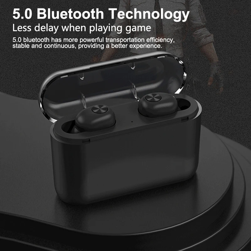 BL1 Bluetooth 5,0 беспроводные наушники TWS спортивные наушники Handsfree Наушники для телефонов наушники-вкладыши футляр для наушников для телефона