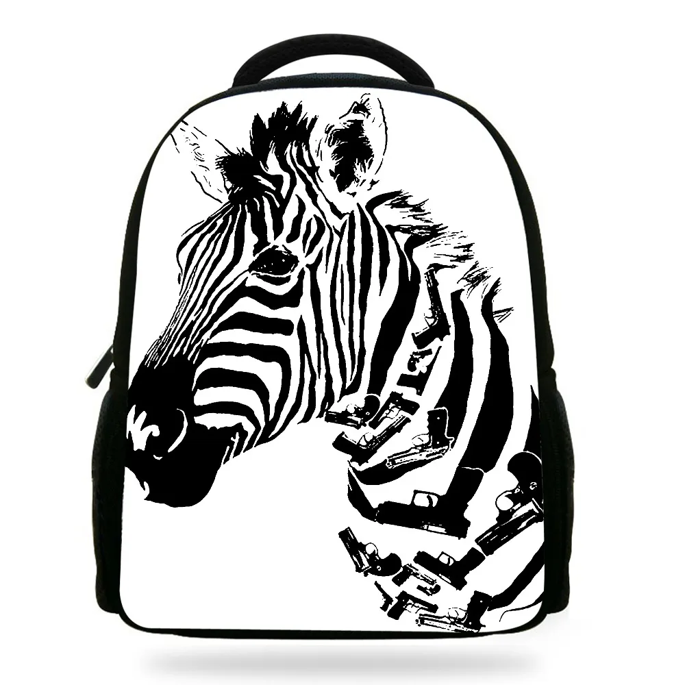 14inch Infantil kids Animals Bags For boys School Bags Zoo printing