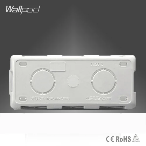 Wallpad 140*64MM Cassette Universal White Wall Mounting Box for Wall Switch and Socket Back Box