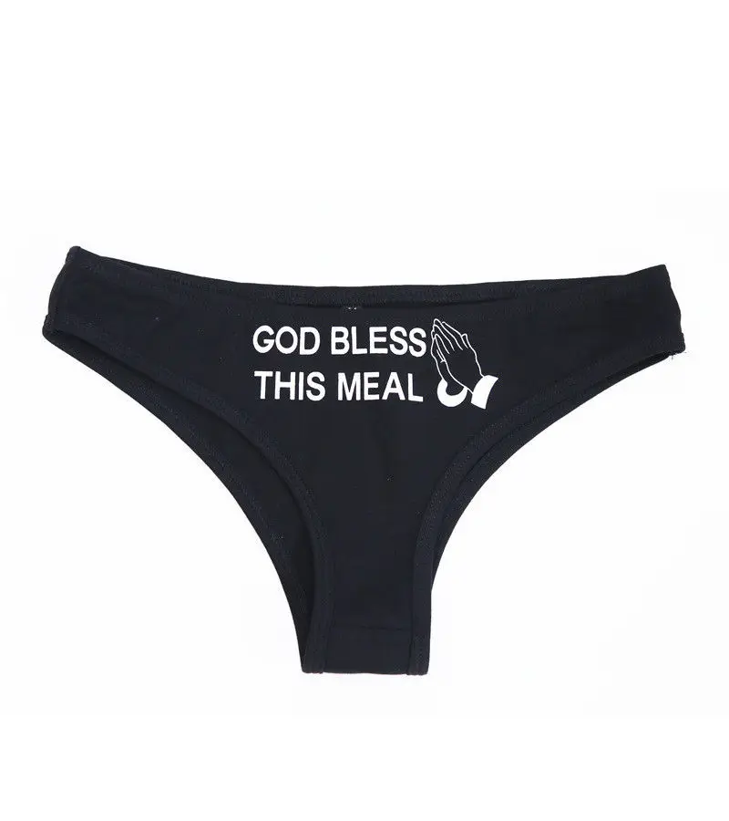 

Woman Underwear Cotton Weekdays Letter Printed Sexy Ladies Panties Briefs Intimates Lingerie Knickers Women